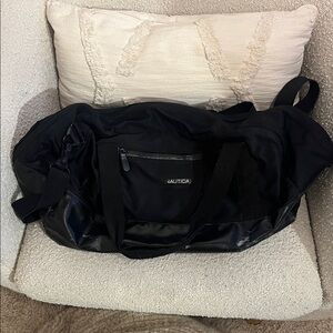 Nautica Classic Black Duffel Bag